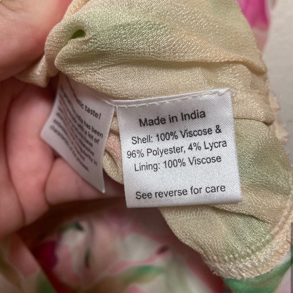 [SOLD] Rococo Sand - Alora Floral-Print Stretch-Crepe Bodysuit - Picture 6 of 6